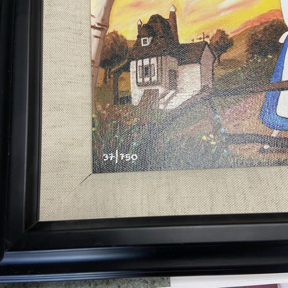 Signed Paige O’Hara Disney Art Bundle — “Daydreams” & “The Little Town” 37/750 - Picture 7 of 11